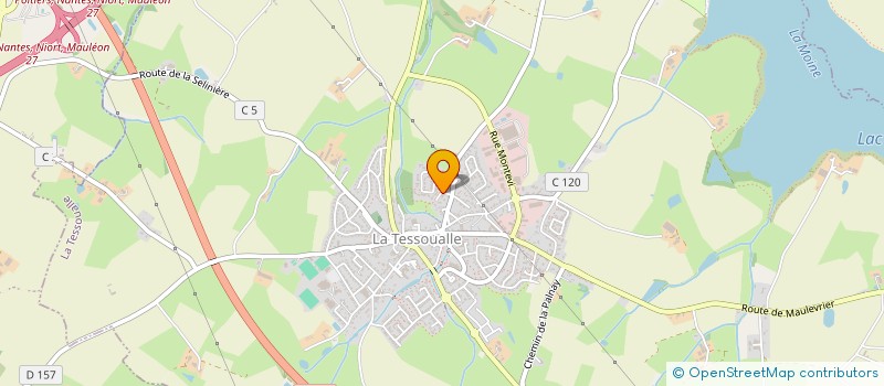 localisation de l'entreprise SARL GUILLOT CHUPIN à LA TESSOUALLE