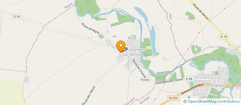 localisation de l'entreprise SARL GUILLOT-TAMBOUR à SAINT-GEORGES-SUR-ARNON