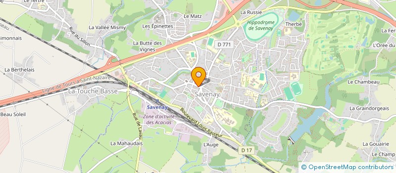 localisation de l'entreprise SARL GUILLOU  SAVENAY