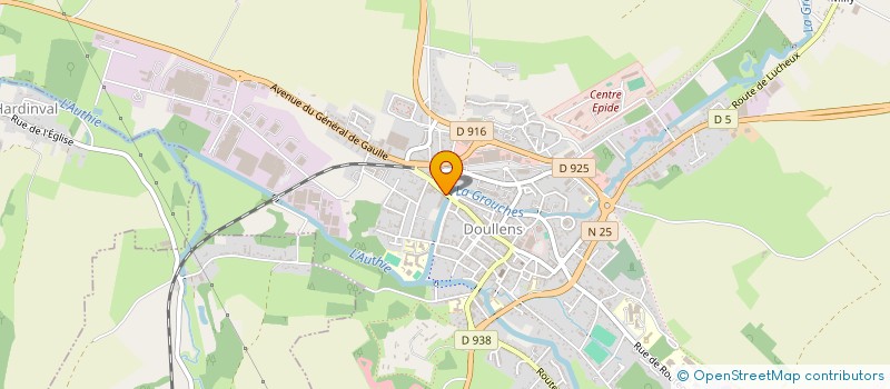 localisation de l'entreprise SARL GUILLOU à DOULLENS