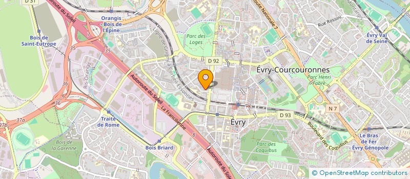 localisation de l'entreprise SARL GUIMARA à EVRY-COURCOURONNES