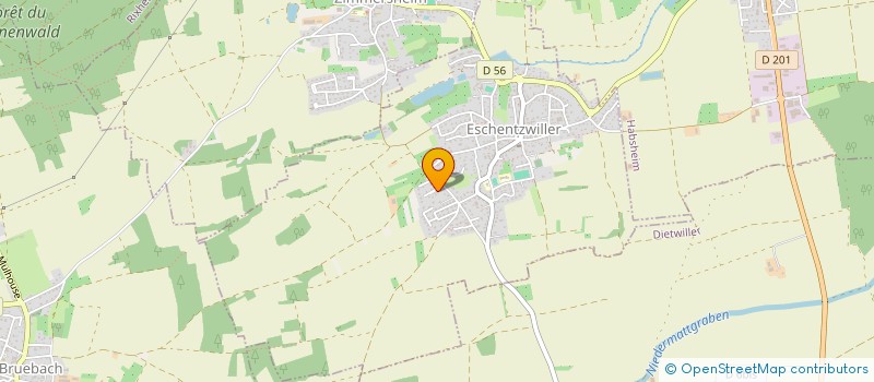 localisation de l'entreprise SARL GUIMMO  ESCHENTZWILLER