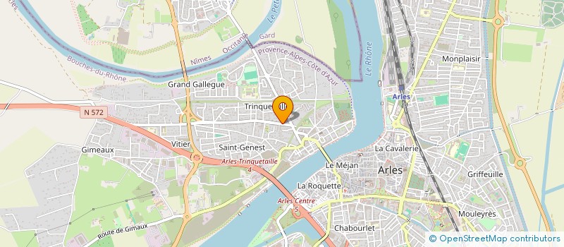 localisation de l'entreprise SARL GUINCRAU  ARLES