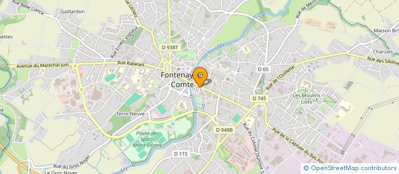 localisation de l'entreprise SARL GUITTER à FONTENAY-LE-COMTE