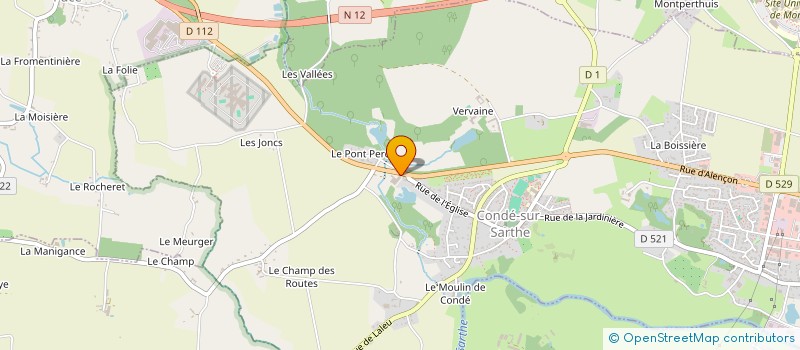 localisation de l'entreprise SARL GUITTET ELEC à CONDE-SUR-SARTHE