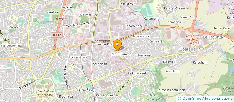 localisation de l'entreprise SARL GUIZIOU ANTOINE à BREST
