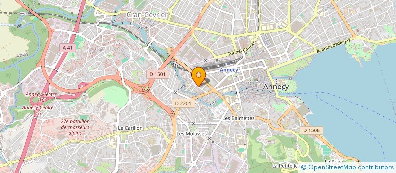 localisation de l'entreprise SARL GUL à ANNECY