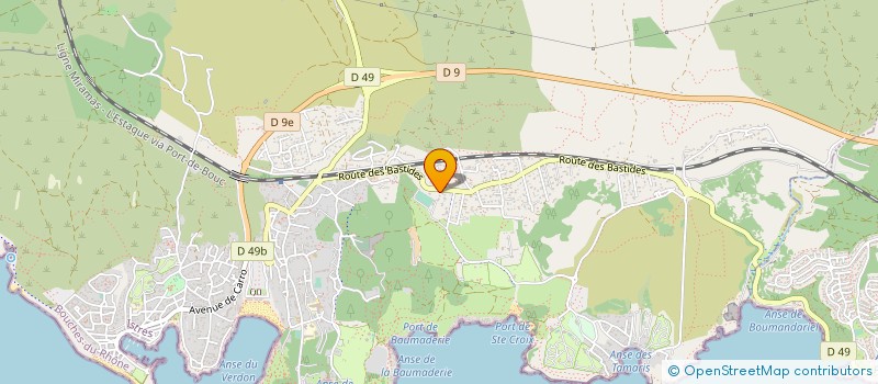 localisation de l'entreprise SARL GULLO ET FILS  MARTIGUES