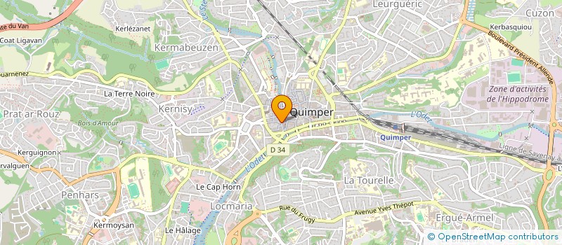 localisation de l'entreprise SARL GUMALI à QUIMPER