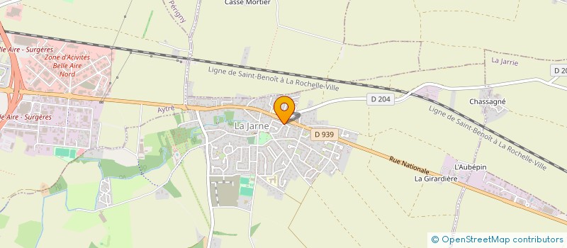 localisation de l'entreprise SARL GUMP  LA JARNE