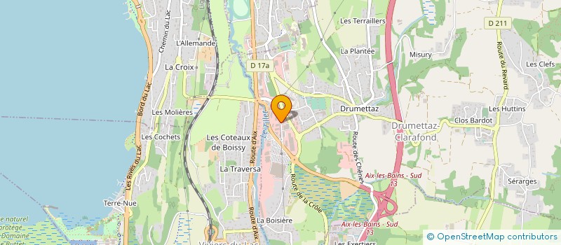 localisation de l'entreprise SARL GUNES à DRUMETTAZ-CLARAFOND