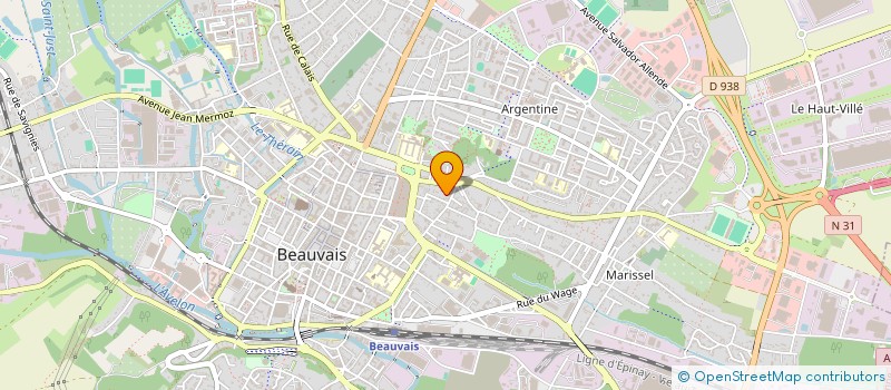 localisation de l'entreprise SARL GUNEY  BEAUVAIS