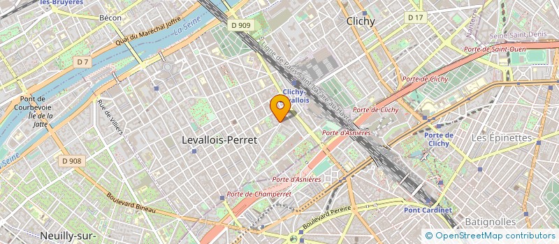 localisation de l'entreprise SARL GURBET à LEVALLOIS-PERRET