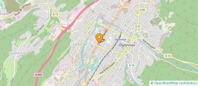 localisation de l'entreprise SARL GUY DUMONT à OYONNAX
