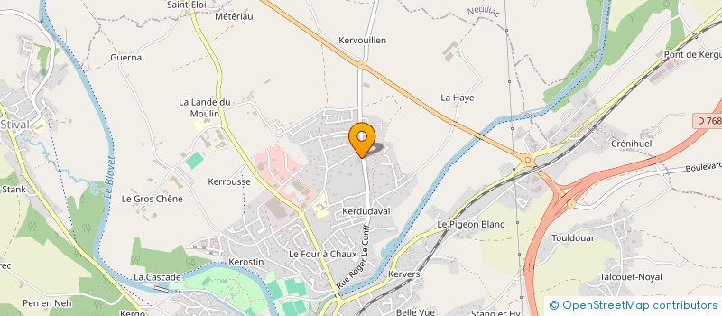 localisation de l'entreprise SARL GUY LE NILLON  PONTIVY