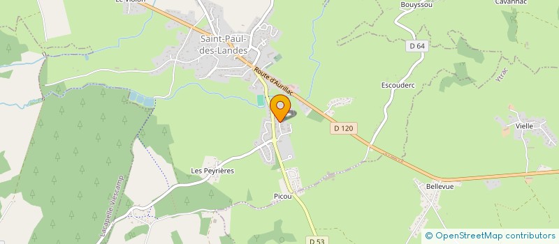 localisation de l'entreprise SARL GUY PIERRE à SAINT-PAUL-DES-LANDES