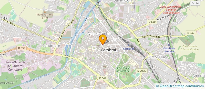 localisation de l'entreprise SARL GUYJEAN  CAMBRAI