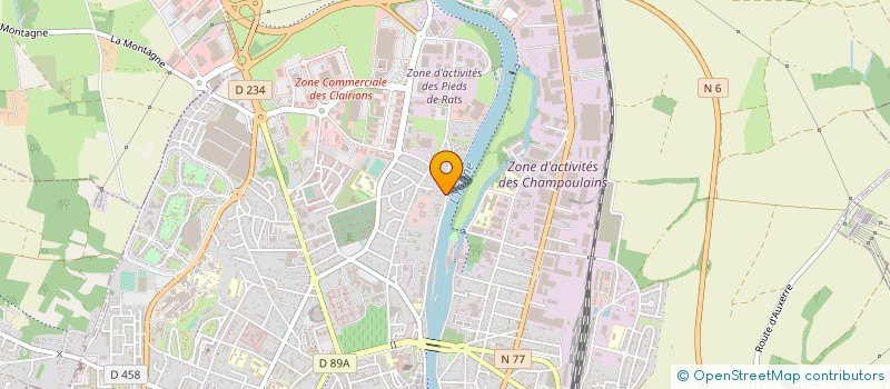 localisation de l'entreprise SARL GUYOT HUBERT à AUXERRE