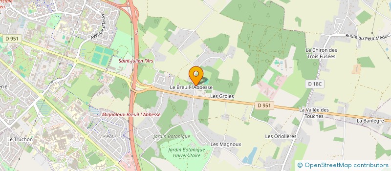 localisation de l'entreprise SARL GVOB à MIGNALOUX-BEAUVOIR