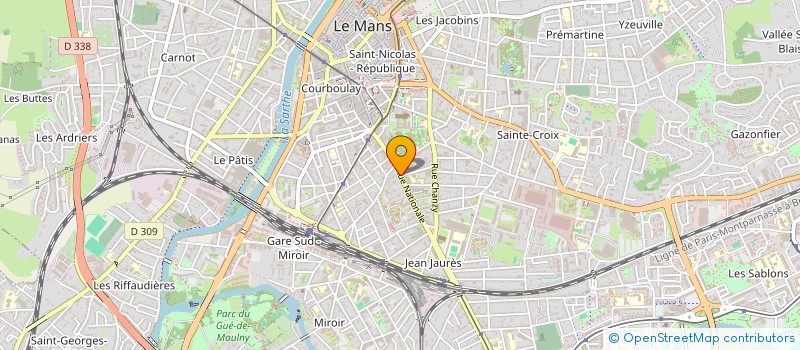 localisation de l'entreprise SARL GWENDO'LIGNE à LE MANS