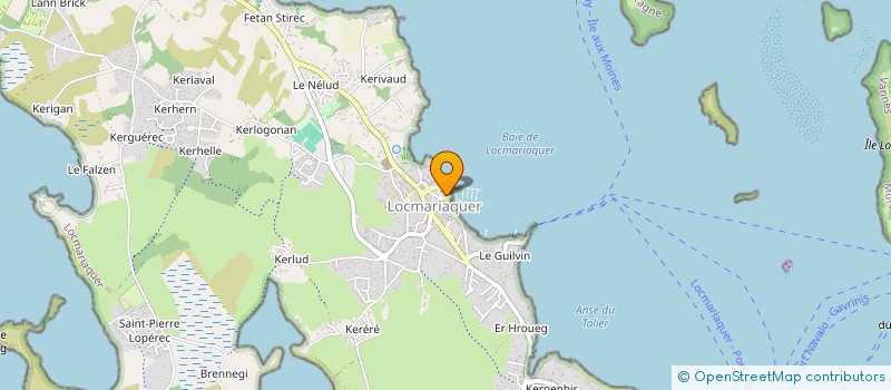 localisation de l'entreprise SARL GWENRO  LOCMARIAQUER