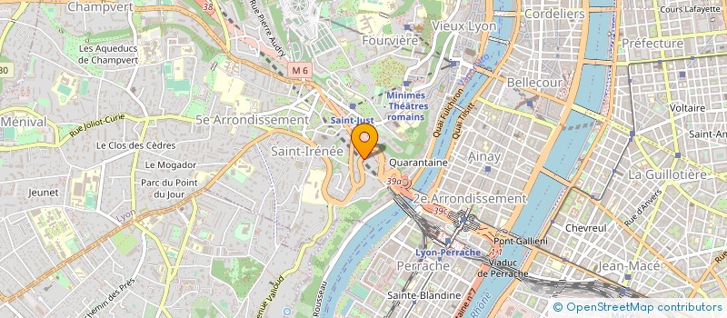 localisation de l'entreprise SARL H-BATS à LYON 5EME