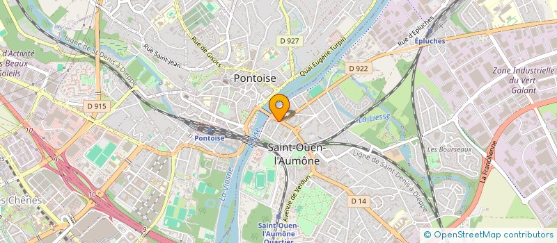 localisation de l'entreprise SARL H&D 7 INFORMATIQUE  SAINT-OUEN-L'AUMONE