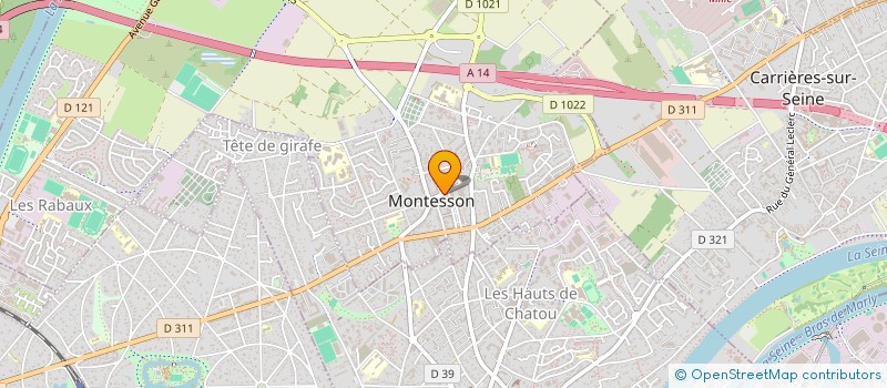 localisation de l'entreprise SARL H.E.L.E.N.  MONTESSON