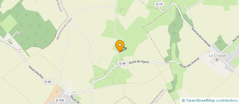 localisation de l'entreprise SARL H'ELAGAGE  MONTREUIL-EN-CAUX