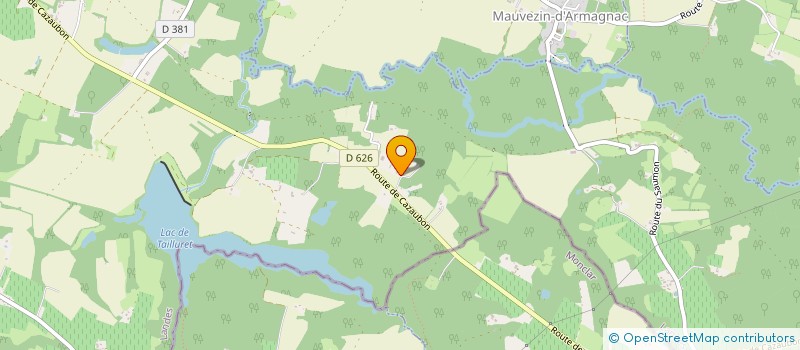 localisation de l'entreprise SARL H ET J LAFARGUE  LABASTIDE-D'ARMAGNAC