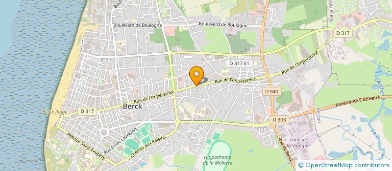 localisation de l'entreprise SARL H.L.FORMATION CONSEIL  BERCK