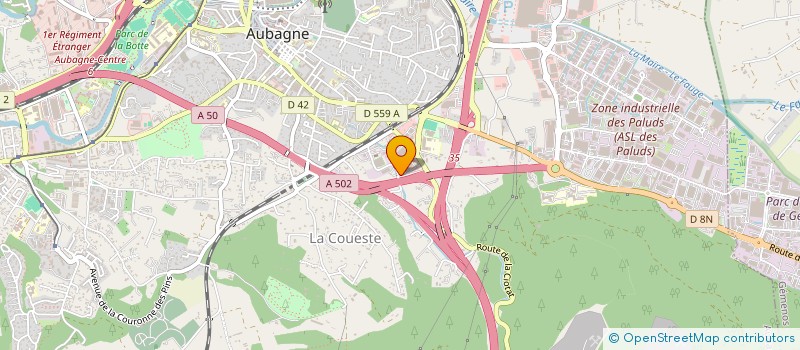 localisation de l'entreprise SARL H.P.S à AUBAGNE