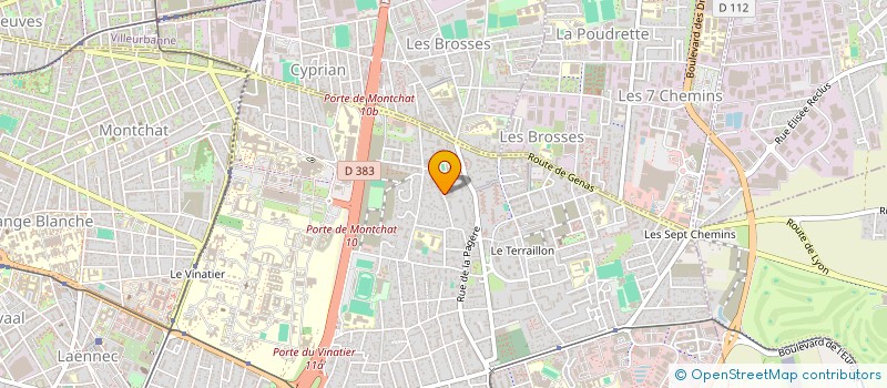 localisation de l'entreprise SARL H P SPORTS à BRON