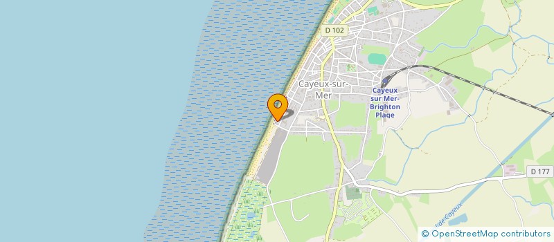 localisation de l'entreprise SARL H.T 2000 à CAYEUX-SUR-MER