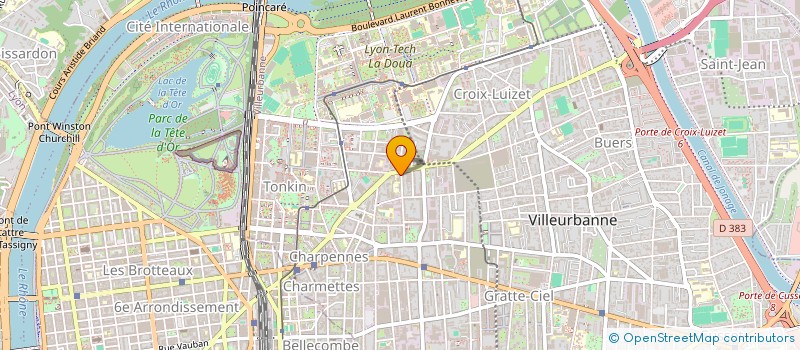 localisation de l'entreprise SARL H2A SYNERGIE à VILLEURBANNE