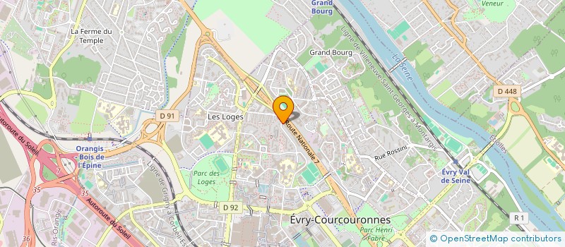 localisation de l'entreprise SARL HABITALIS à EVRY-COURCOURONNES