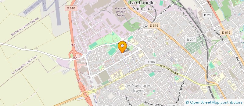 localisation de l'entreprise SARL HABITAT CONCEPT à LA CHAPELLE-SAINT-LUC