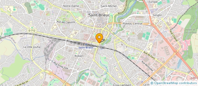 localisation de l'entreprise SARL HABITAT CREATION à SAINT-BRIEUC