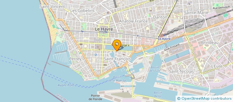 localisation de l'entreprise SARL HABITAT D AUJOURD'HUI à LE HAVRE