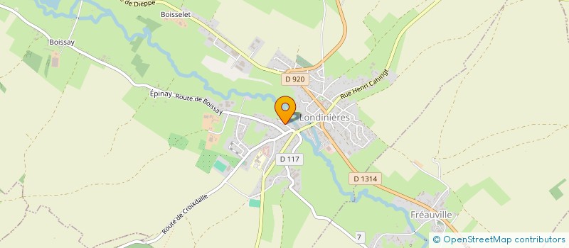 localisation de l'entreprise SARL HABITAT ET PRESTATIONS DE SERVICES à LONDINIERES