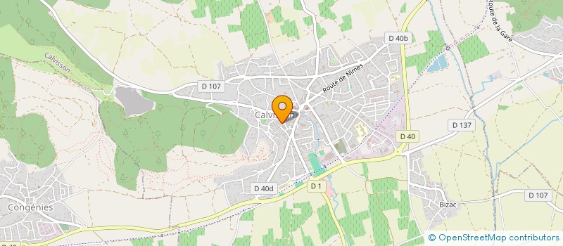 localisation de l'entreprise SARL HABITAT SERVICE  CALVISSON