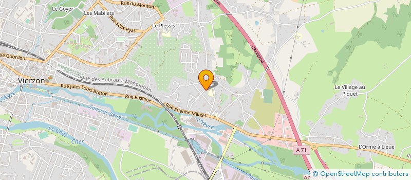 localisation de l'entreprise SARL HABITERENOVATION  VIERZON