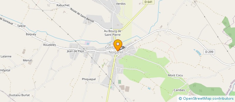 localisation de l'entreprise SARL HACHARD à GONTAUD-DE-NOGARET