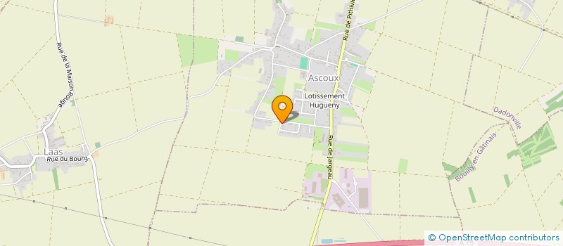 localisation de l'entreprise SARL HADCOM à ASCOUX