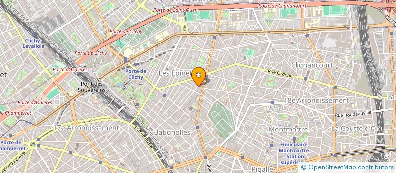 localisation de l'entreprise SARL HAFIDA COIFFURE  PARIS