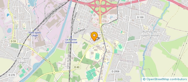 localisation de l'entreprise SARL HAINAUT OUTILS CAMBRESIS à AULNOY-LEZ-VALENCIENNES