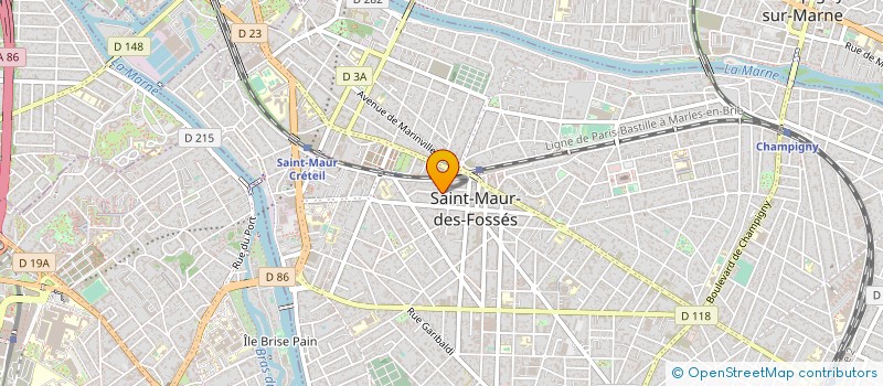 localisation de l'entreprise SARL HAIR EUROP DIFFUSION à SAINT-MAUR-DES-FOSSES