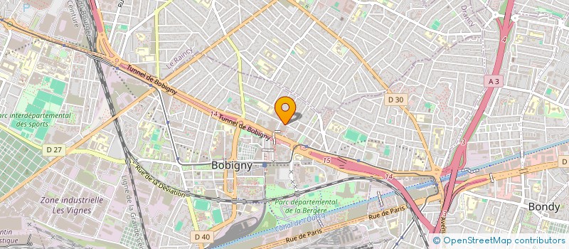 localisation de l'entreprise SARL HALFETI  BOBIGNY