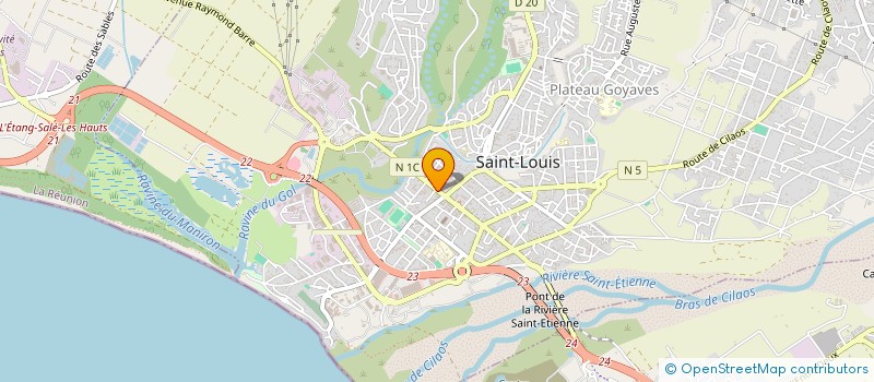localisation de l'entreprise SARL HALL DU VETEMENT à SAINT-LOUIS