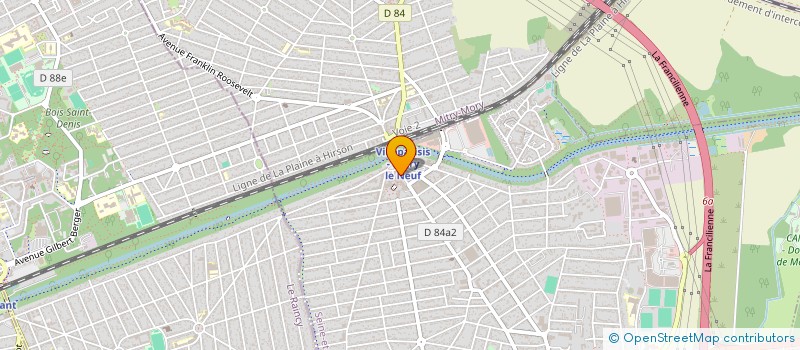 localisation de l'entreprise SARL HALL PRESSE DU MARCHE  VILLEPARISIS